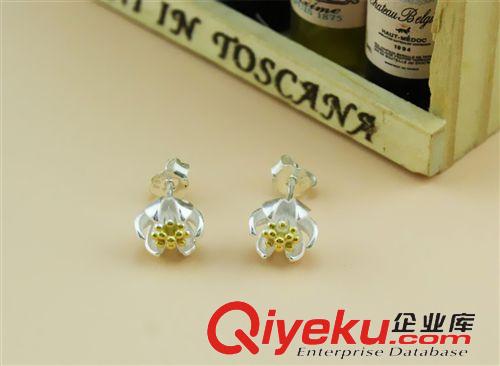 耳釘 淘寶新款韓版S925純銀飾品zp耳釘批發(fā) 小雛菊飾品 素銀耳飾原始圖片3