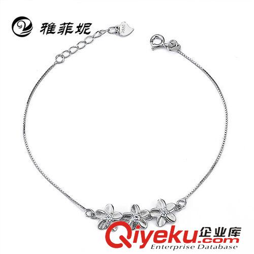 925純銀腳鏈 雅菲妮s925純銀腳鏈 銀鍍金女士腳鏈 時尚氣質(zhì) 夏日腳鏈 圣誕禮物