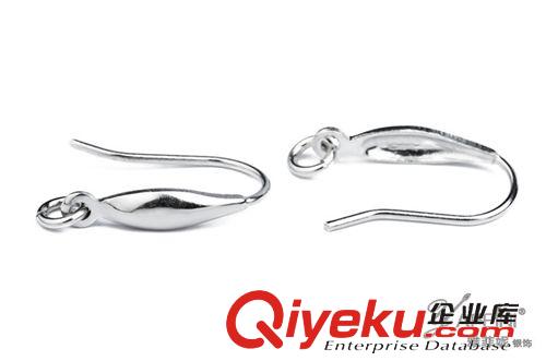 925純銀配件 S925純銀耳環(huán) 光面耳鉤 DIY配件 廠家批發(fā) 可刻字 來樣訂做