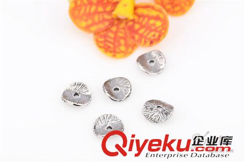 925純銀配件 s925純銀飾品泰銀配件批發(fā) diy配件配飾 常用餅珠小隔片散珠批發(fā)原始圖片2