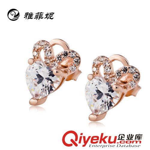 925純銀耳環(huán) 925純銀耳釘女 愛心韓國可愛耳釘 送女友配飾品 浪漫桃心耳釘