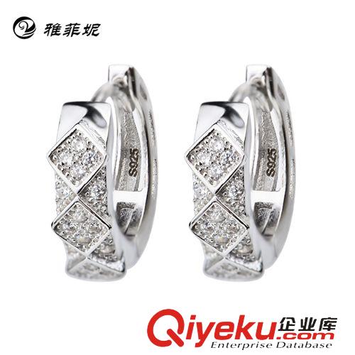 925純銀耳環(huán) 正品925純銀飾品八心八箭鉆可愛(ài)蝴蝶結(jié)小米妮耳釘女耳環(huán)韓國(guó)韓版