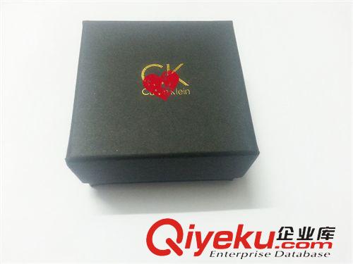 現(xiàn)貨批發(fā) 鈦鋼雙環(huán)手鐲專用包裝盒k盒子飾品包裝黑色方形（不單賣）原始圖片2