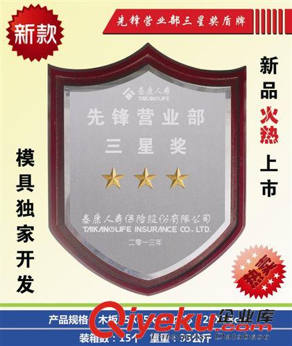 金屬獎牌 系列 盾牌  盾牌獎牌  異形獎牌 泰康人壽盾牌  一星獎