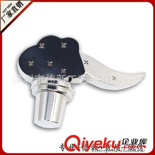 紅酒塞 廠家直銷 HJS-0019 創(chuàng)意高檔金屬酒瓶塞祥云造型環(huán)保電鍍紅酒塞
