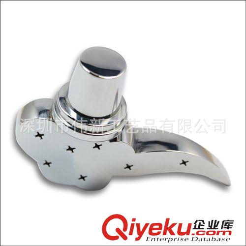 紅酒塞 HJS-0001鋅合金電鍍鉻高檔酒塞 酒瓶塞 定制紅酒塞原始圖片2