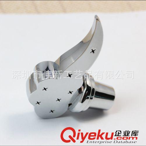 紅酒塞 HJS-0001鋅合金電鍍鉻高檔酒塞 酒瓶塞 定制紅酒塞原始圖片3