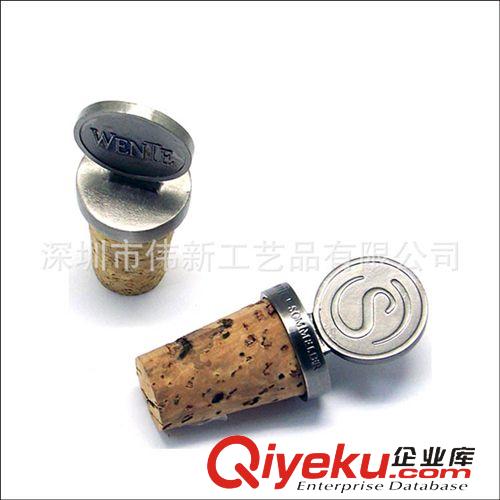紅酒塞 廠家直銷(xiāo) HJS-0003創(chuàng)意鋅合金紅酒塞 金屬酒瓶塞 定制紅酒瓶塞原始圖片2