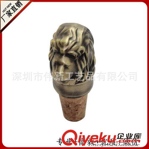 紅酒塞 供應(yīng)HJS-0004創(chuàng)意紅酒酒塞 鋅合金紅酒酒瓶塞 定制金屬酒塞
