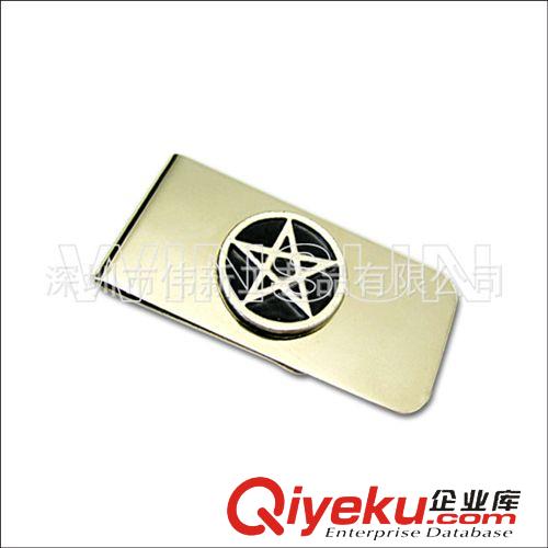 金屬錢夾 廠家cdj定制金屬錢夾 LOGO可鑲嵌或者鐳射 印刷不銹鋼錢夾原始圖片3