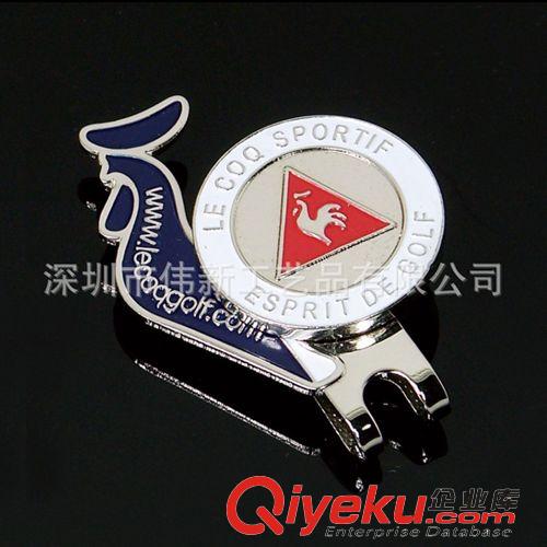 帽夾 廠家直銷 MJ-0004壓沖鐵軟琺瑯高爾夫帽夾 馬克 定制高爾夫馬克原始圖片3