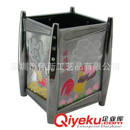 工藝品擺件 廠家直銷 金屬筆筒 案臺實用gd鋅合金筆筒 歡迎定制 金屬筆筒原始圖片3