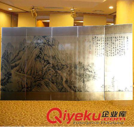 隔断 工艺品厂家直销承接各类手绘墙加工 富春山居图 装饰漆画 订购