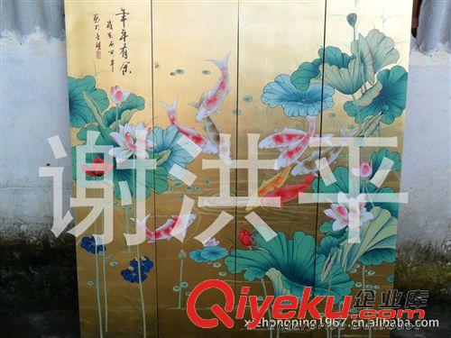 漆画 工艺品厂家直销漆画加工 金箔画工程 手绘金箔漆画工程 定制