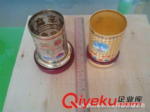 熱銷推薦 廠家定做佛教金屬筆筒 辦公圓形筆筒 教師節(jié)禮物原始圖片2