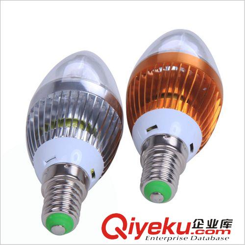 LED光源 LED蠟燭燈泡泡 E14螺口拉尾球泡 3w 5w尖泡 水晶燈專用原始圖片2