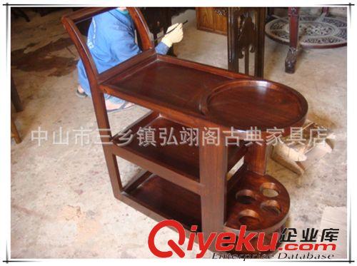 實木柜 廠家批發(fā)古典紅木家具 榆木茶水柜 G-83原始圖片3