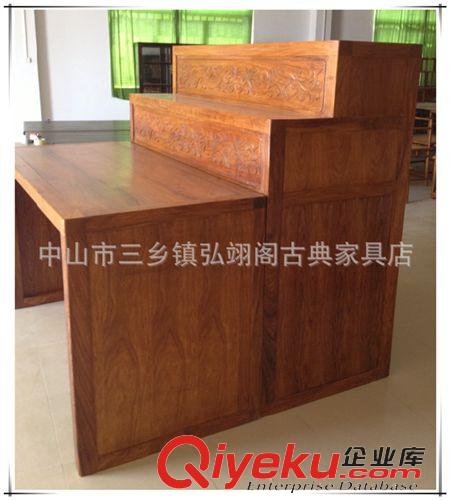 實(shí)木柜 廠家批發(fā)古典紅木家具 花梨木大型神臺(tái) 花梨木 G-85原始圖片2