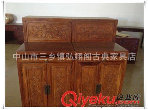 實(shí)木柜 廠家批發(fā)古典紅木家具 花梨木大型神臺(tái) 花梨木 G-85原始圖片3