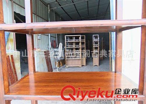 博古架 榆木 原木 全實木 展示貨架裝飾茶葉架 家具 博古架 書架廠直銷39原始圖片3