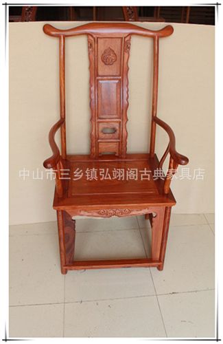 坐具類 廠家批發(fā)古典紅木家具 靠腰現(xiàn)代舒適椅 榆木 ZJ-1722