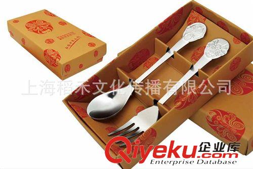 青花禮品商務(wù)系列 供應(yīng)青花勺筷二件套餐具用品 商務(wù)餐具用品 公司促銷禮品