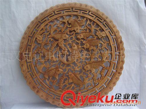 香樟木雕：28、50、60cm 大量供應香樟木雕掛件中國特色工藝品涉外禮品家居裝飾原始圖片2