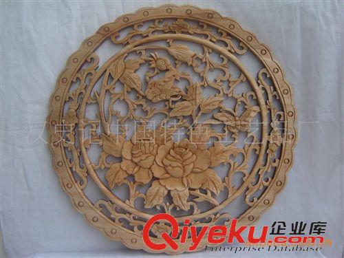 香樟木雕：28、50、60cm 大量供應香樟木雕掛件中國特色工藝品涉外禮品家居裝飾原始圖片3