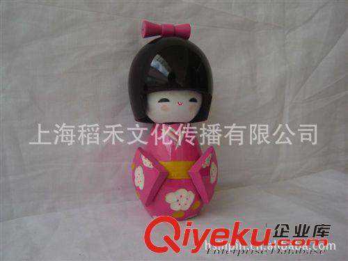 精品木娃 廠家直銷單木娃藍(lán)色 廣告促銷 商務(wù)禮品  特色工藝禮品