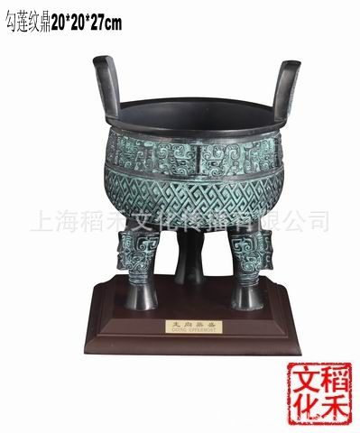 仿古青銅器 大量供應仿古青銅器銅鼓 辦公擺件 家居用品 中國特色工藝禮品原始圖片2