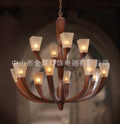 酒店云石燈 【工程直銷】供應D1500H1200歐式現代吊燈原始圖片3