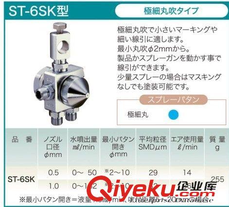 噴槍/噴嘴/吹塵槍 日本露明納LUMINA|ST-6SK-0.5X噴槍中國總代理