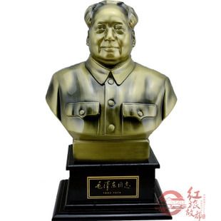 mzx半身像 mzx禮品銅像 mzd鎮(zhèn)宅平安wc半身銅像 樹脂30CM