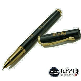 毛主席辦公用品 七律詩詞筆桿 雙款入鋼筆 簽字筆 毛主席頭像紀(jì)念口創(chuàng)意紀(jì)念品原始圖片2