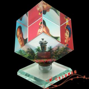 毛主席辦公用品 水晶多功能創(chuàng)意筆筒 時(shí)尚毛主席像保平安擺件 熱能印相