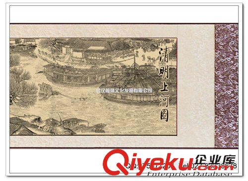 城市印象皮雕畫 清明上河圖歐卡皮雕畫 中國傳統(tǒng)文化工藝畫卷軸畫 廠家批發(fā)可定制原始圖片2