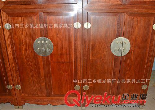 柜箱類 中山紅木家具 龍德軒廠家直銷 緬甸花梨頂箱柜 明清仿古實(shí)木批發(fā)原始圖片2