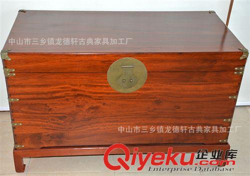 柜箱類 龍德軒廠家直銷香樟木家具仿古實(shí)木木箱樟木箱字畫箱收納箱送銅鎖原始圖片2