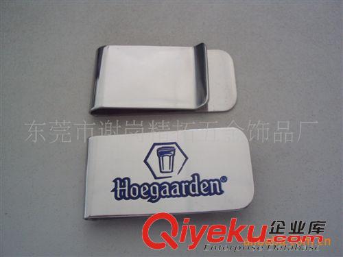 錢夾系列 金屬錢夾 不銹鋼錢夾 銅腐蝕LOGO錢夾 金屬絲印LOGO錢夾原始圖片3