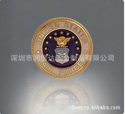 金屬徽章胸章 批發(fā)采購金屬假琺瑯徽章 力美健相助身俱樂部徽章