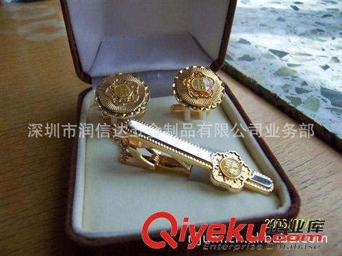 領(lǐng)帶夾 袖扣 I深圳金屬袖扣 雙色電鍍金屬袖扣 領(lǐng)帶夾 個(gè)性袖扣原始圖片3