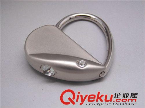 情侶鑰匙扣 金屬工藝禮品廠家定制生產 心形拉扣創意鑰匙扣 可打Logo