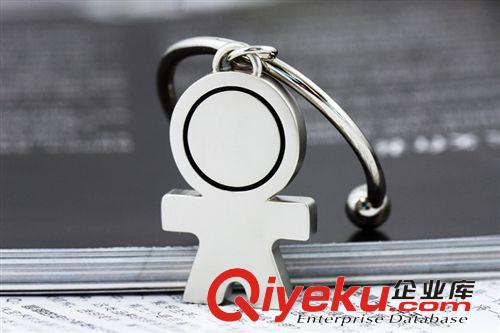 情侶鑰匙扣 tg金屬情侶鑰匙扣 定制鑰匙扣 馬蹄鑰匙圈 鑲鉆可拆卸可打logo原始圖片2