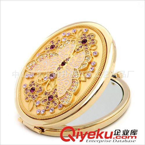 gd化妝鏡 定制生產(chǎn)金屬化妝鏡 女士便攜精美禮品化妝鏡 雙面鏡 多圖案原始圖片2