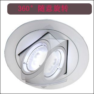 射燈 廠家新款現(xiàn)代簡約可旋轉(zhuǎn)燈頭LED客房書房客廳過道工程射燈批發(fā)原始圖片2