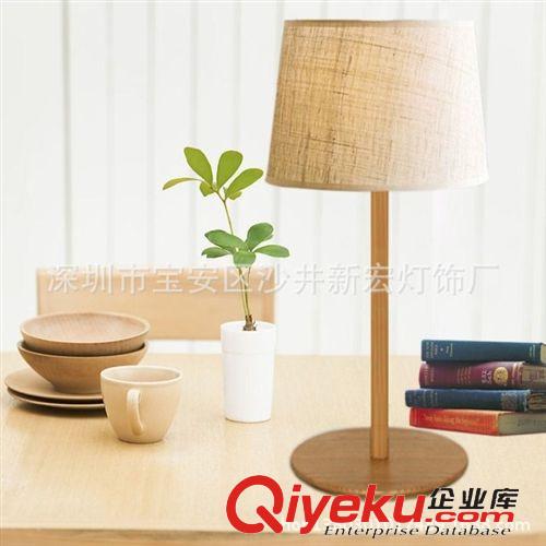 臺(tái)燈 北歐宜家美式鄉(xiāng)村鐵藝仿木紋落地?zé)襞P室床頭燈書房臺(tái)燈落地?zé)籼籽b原始圖片2