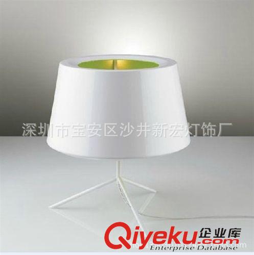 臺燈 外貿出口美式創意個性鐵藝床頭 工作學習 臺燈原始圖片2