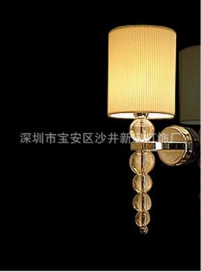 壁燈 簡約現代水晶壁燈床頭鏡前臥室客廳餐廳過道陽臺燈具