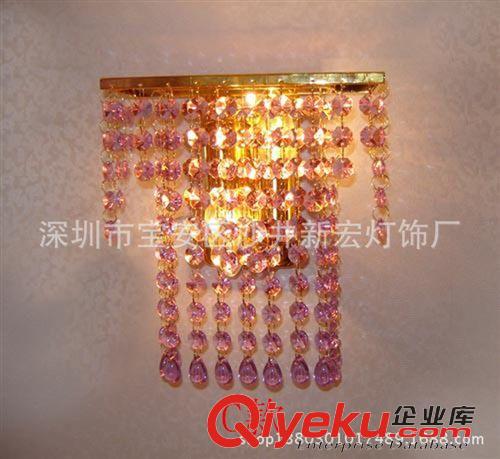 壁燈 走廊過道鏡前燈 gd臥室床頭燈 簡歐書房客廳水晶工程壁燈原始圖片3