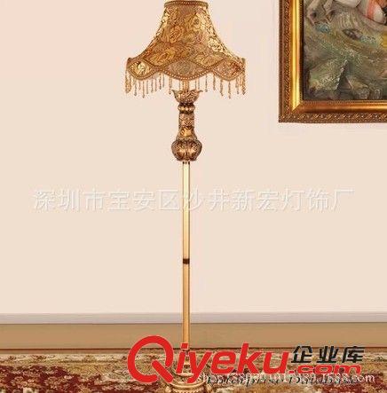 落地燈 歐式落地燈 宜家落地燈 客廳臥室床頭酒店工程樹脂落地臺燈原始圖片2